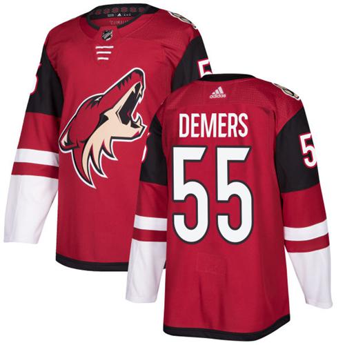 Adidas Men Arizona Coyotes 55 Jason Demers Maroon Home Authentic Stitched NHL Jersey